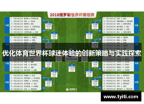 优化体育世界杯球迷体验的创新策略与实践探索